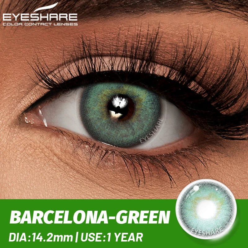 EYESHARE 1 Pair Natural Eye Lenses Colored Contact Lenses for Eyes Gray Pupils Lens Fashion Brown Eyes Contact Blue Eye Lenses