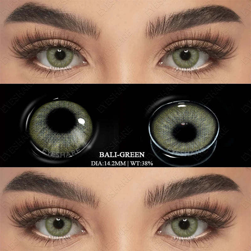 AMARA New Colored Contacts Lenses for Eyes Fashion Blue Contact Lens Brown Lenses Gray Pupils Yearly Cosmetic Green Contacts