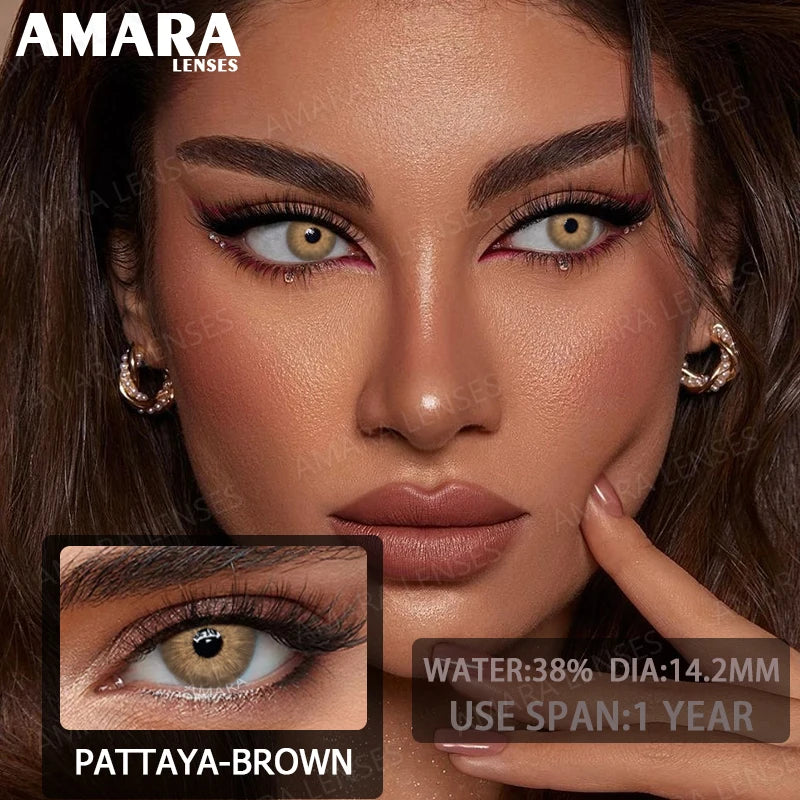 AMARA Green Colored Contact Lenses Natural Look Green Eye Lenses Gray Contact Gray Softenses Green Eye Lenses