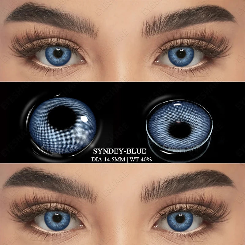 AMARA New Colored Contacts Lenses for Eyes Fashion Blue Contact Lens Brown Lenses Gray Pupils Yearly Cosmetic Green Contacts