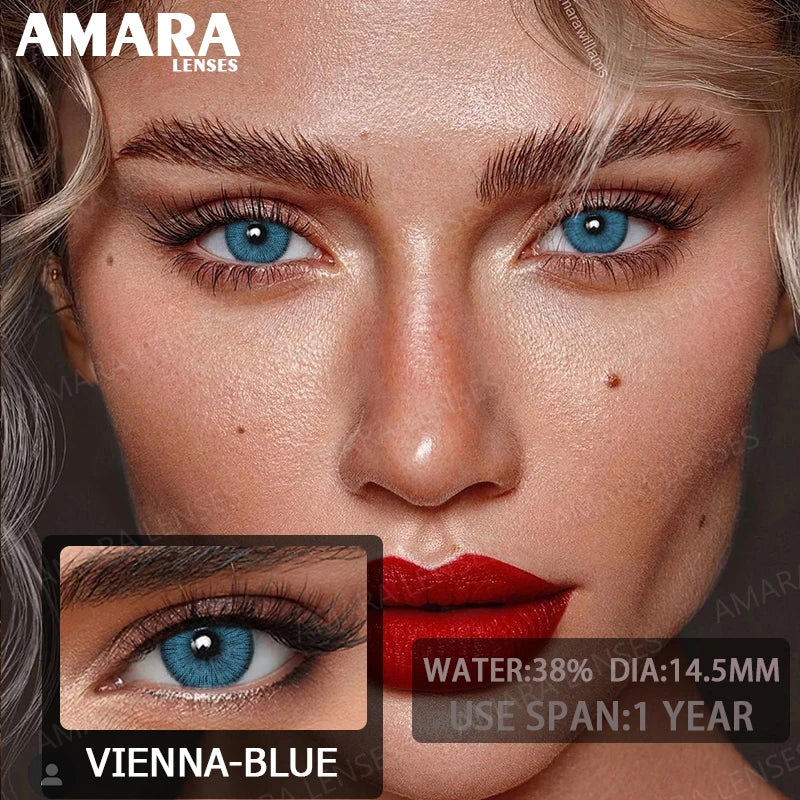 AMARA Green Colored Contact Lenses Natural Look Green Eye Lenses Gray Contact Gray Softenses Green Eye Lenses