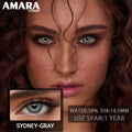AMARA Green Colored Contact Lenses Natural Look Green Eye Lenses Gray Contact Gray Softenses Green Eye Lenses