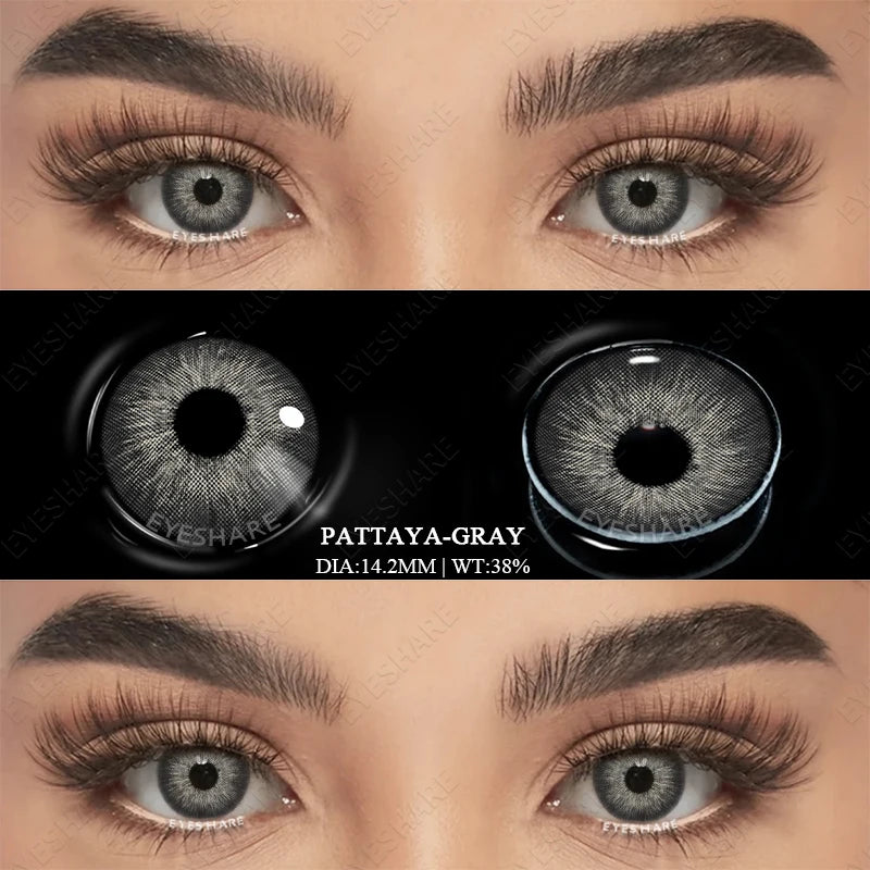 AMARA New Colored Contacts Lenses for Eyes Fashion Blue Contact Lens Brown Lenses Gray Pupils Yearly Cosmetic Green Contacts