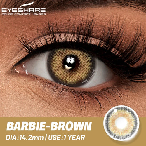 EYESHARE 1 Pair Natural Eye Lenses Colored Contact Lenses for Eyes Gray Pupils Lens Fashion Brown Eyes Contact Blue Eye Lenses