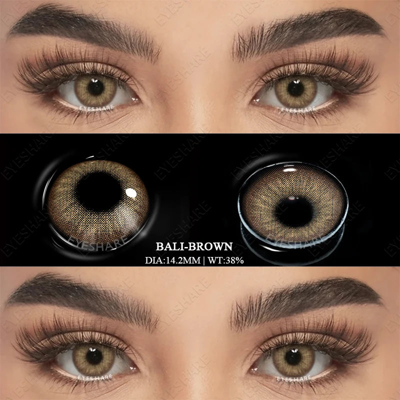 AMARA New Colored Contacts Lenses for Eyes Fashion Blue Contact Lens Brown Lenses Gray Pupils Yearly Cosmetic Green Contacts