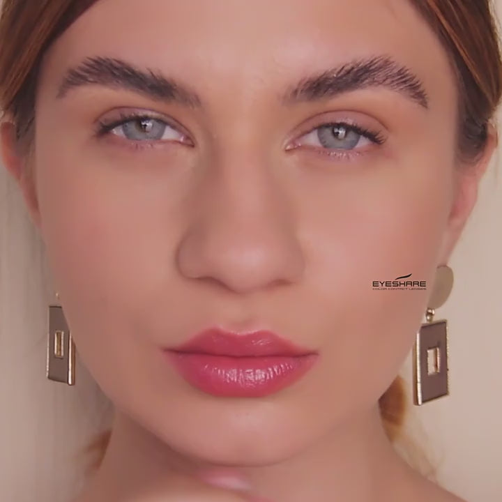 EYESHARE 1 Pair Natural Eye Lenses Colored Contact Lenses for Eyes Gray Pupils Lens Fashion Brown Eyes Contact Blue Eye Lenses